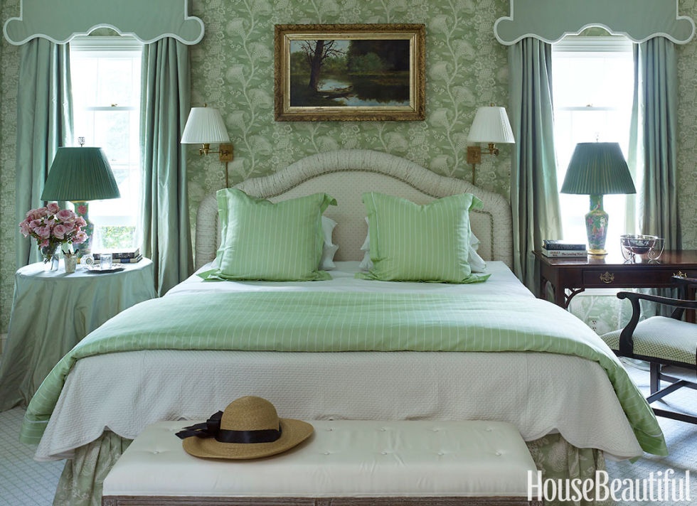An earthy green isn't a shabby pick either. It was the third best color palette for sleep, and 22 percent of respondents who slept in a green bedroom reported waking up feeling upbeat and positive.